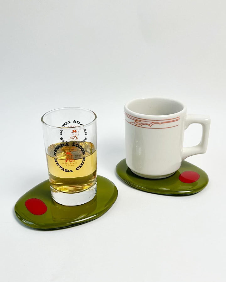 olive coaster