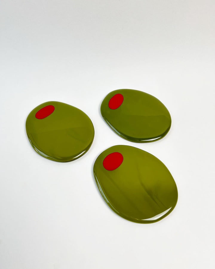 olive coaster