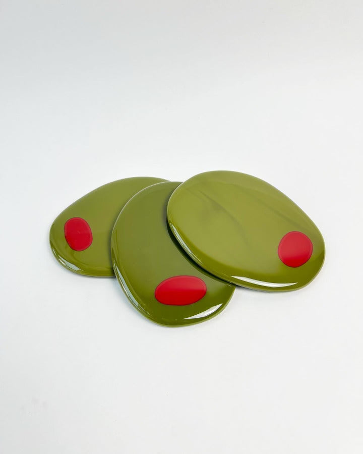 olive coaster
