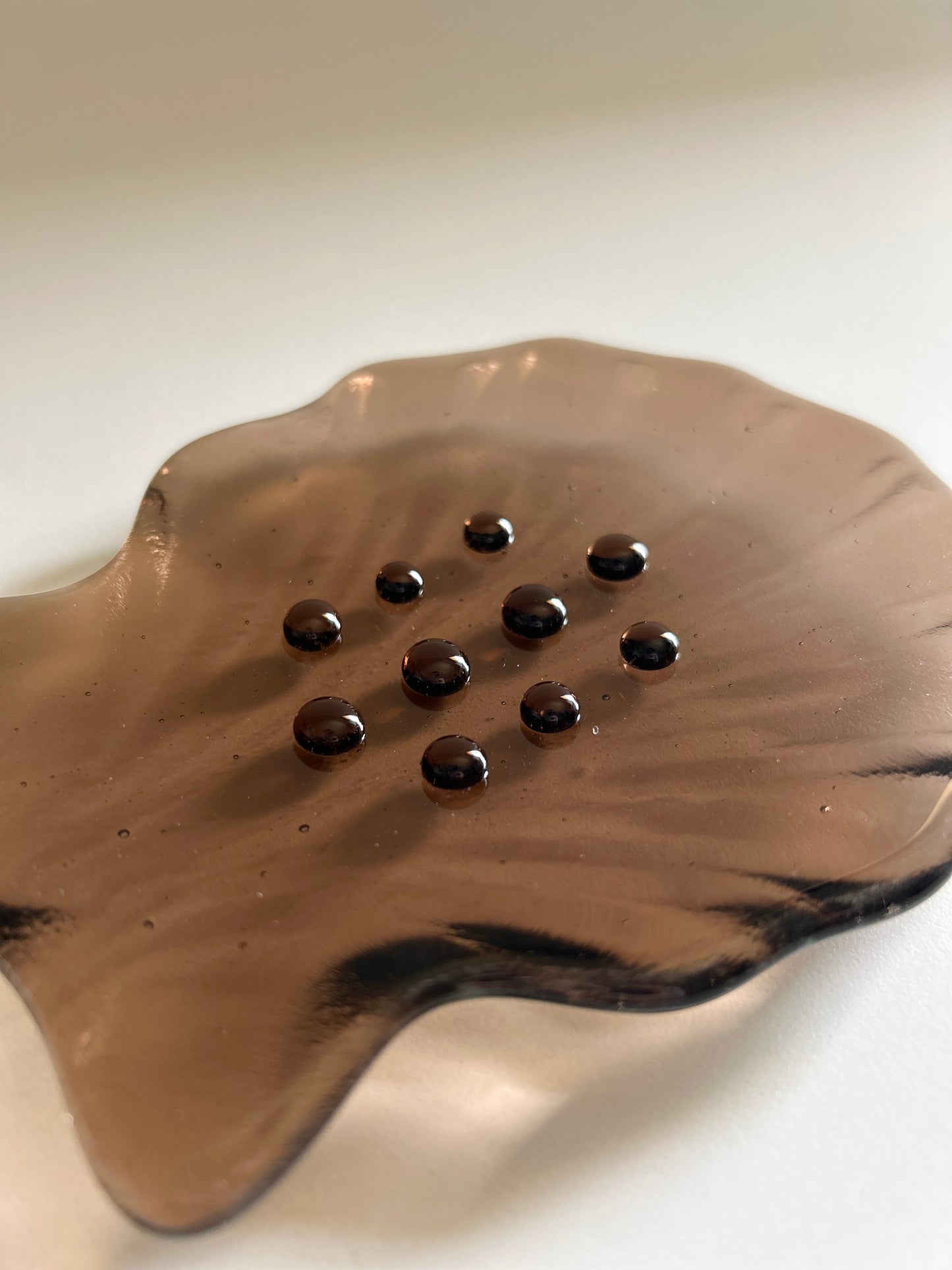 clamshell soap dish